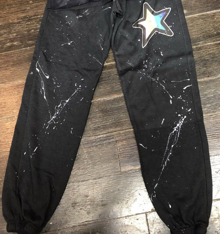 Firehouse Ombré Star w/ splatter Hoodie or Sweatpants