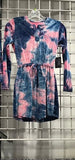 Erge velvet tie dye dress