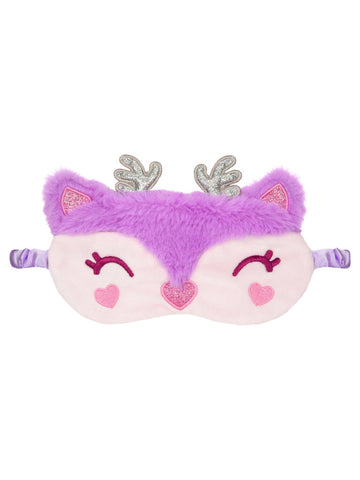 IScream Purple Reindeer Eye Mask