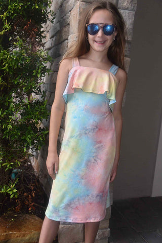 Area Code 407 Tie Dye Dress