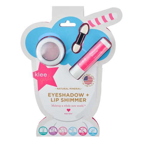 Klee Girls Mineral Eyeshadow and Lip Shimmer Bubblegum
