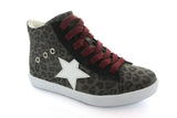 Leopard Print High Top Shoes