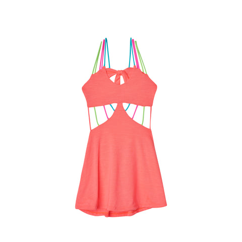 Little Peixoto Coral Alana Dress