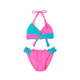 Little Peixoto Pink/Turquoise Edy Bikini Swimsuit Set