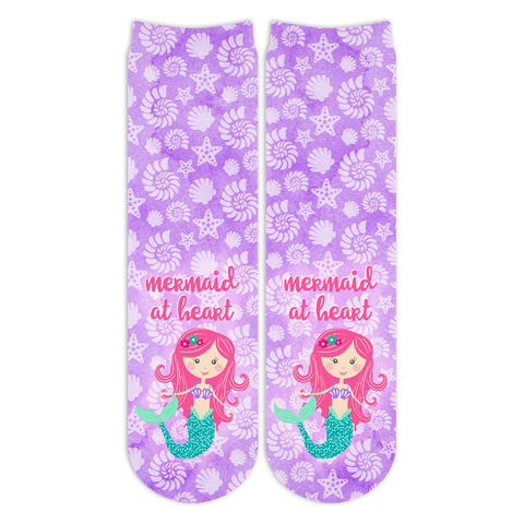 Sublime Kids Crew Socks Mermaid At Heart