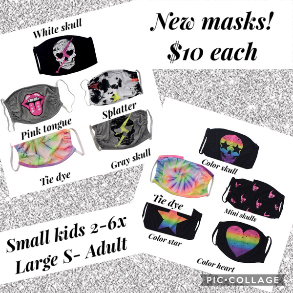 Graghic Mask Graphic Masks | Glamour Girlz Central Highland Park