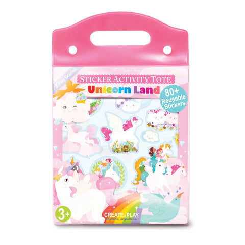 Sticker Activity Tote Unicorn Land