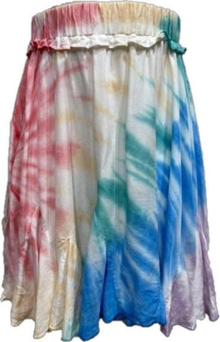 Vintage Havana Rainforest Tie Dye Ruffle Scrunch Top or Skirt