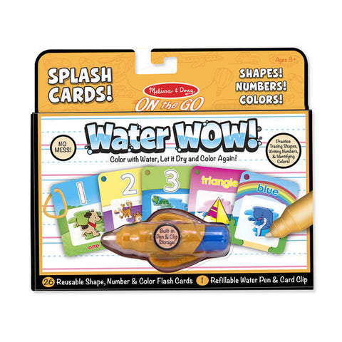 Melissa And Doug Water Wow Number, Color, Shape Cards
